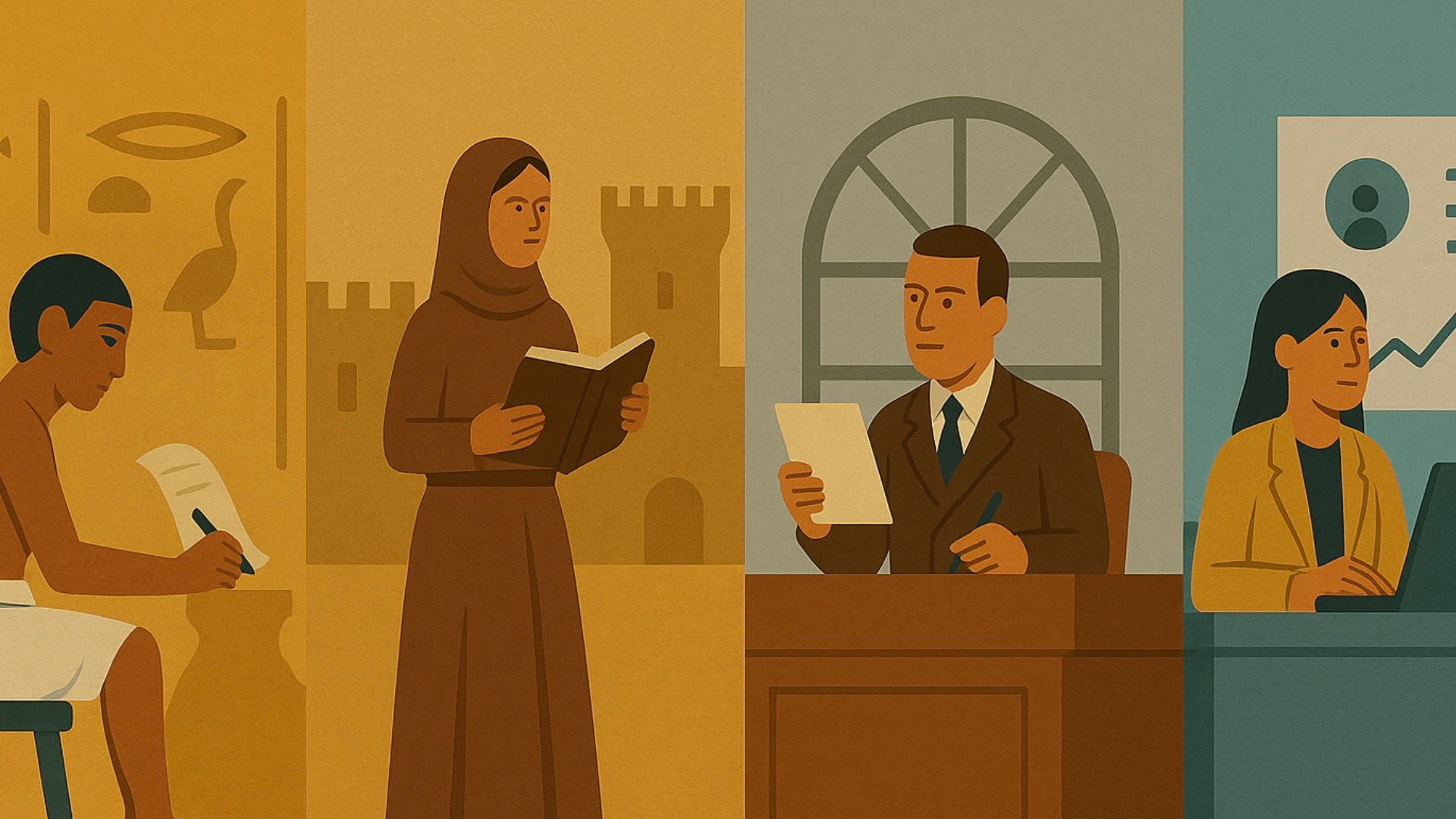 Evolución histórica de los Recursos Humanos desde el Antiguo Egipto hasta el mundo moderno