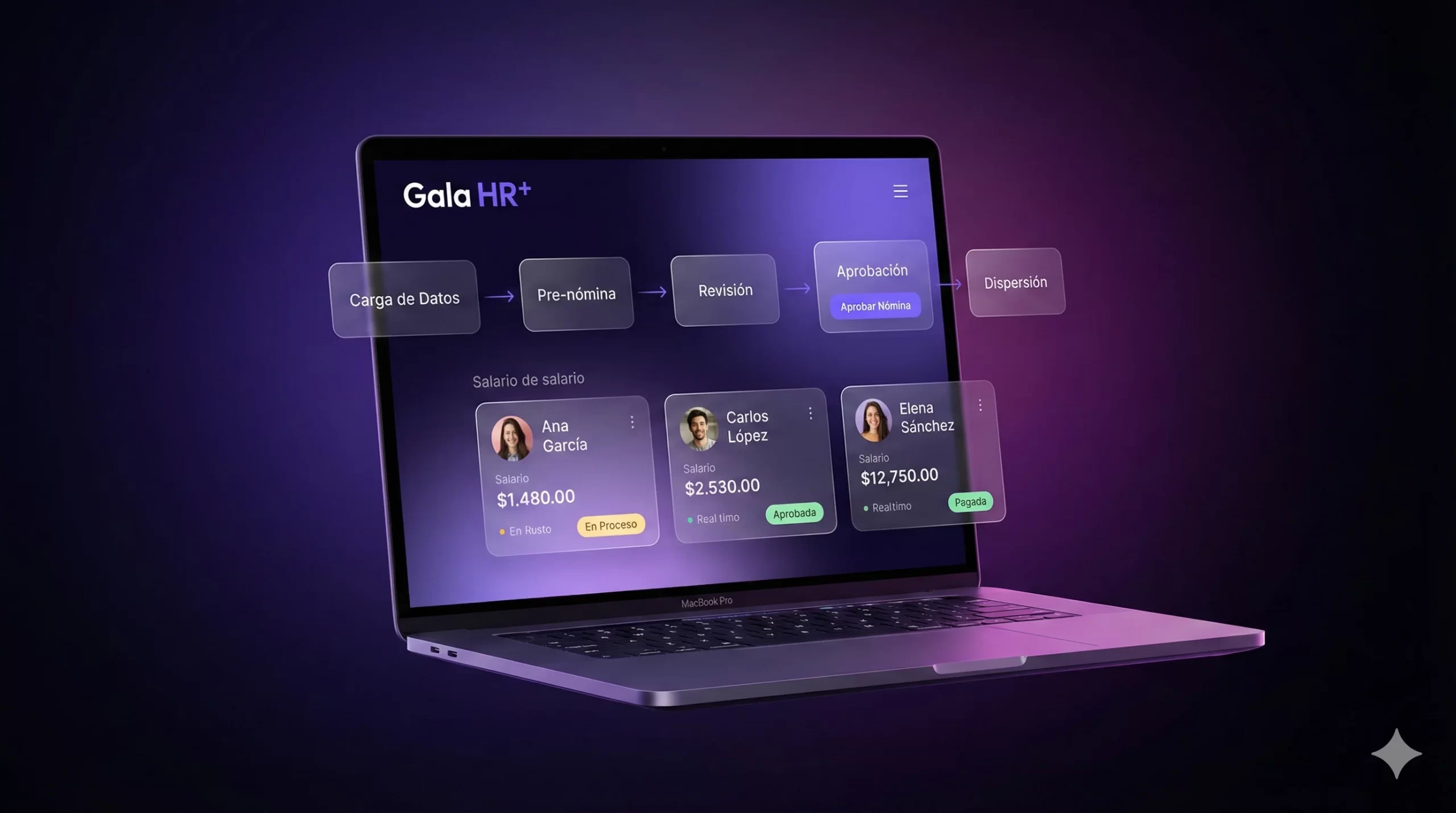 Gala HR+ App de N&oacute;mina